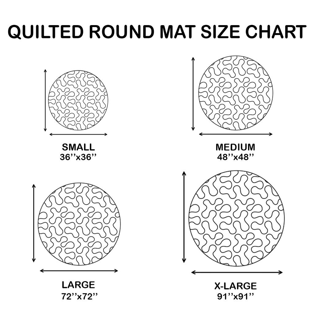 Round Quilted Mat - Cardinal Whisper Tree – view 2